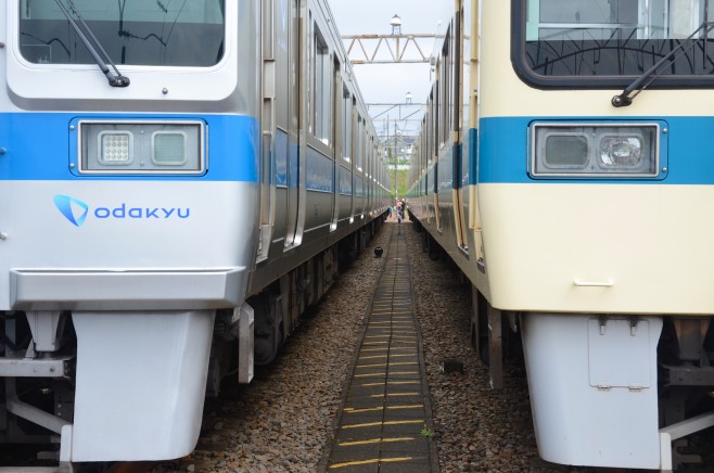 小田急ファミリー鉄道展2015、1000形、8000形